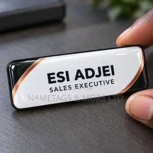 Branded Domed Name Badges With Name & Title