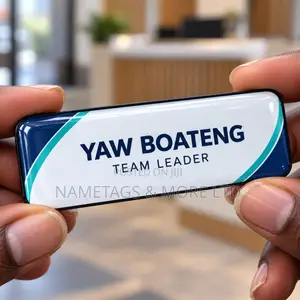 Branded Domed Name Badges With Name & Title