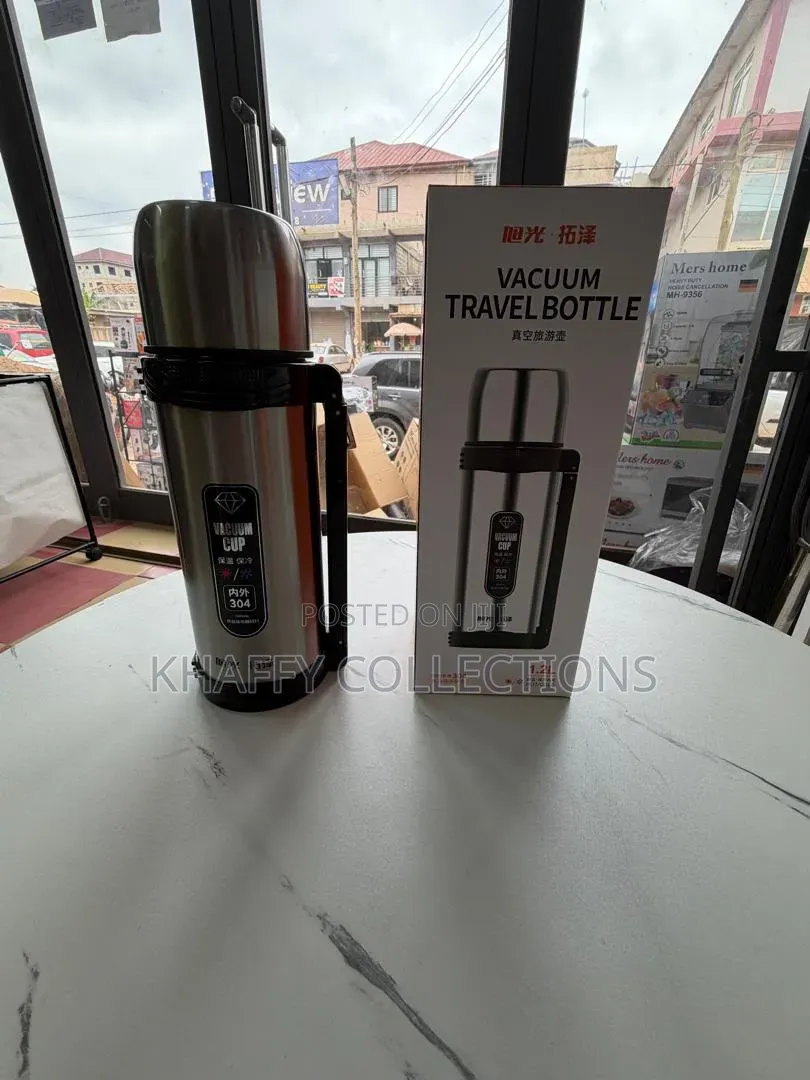 1.2L Vacuum Travel Bottle - 304 Stainless Steel - Hot & Cold 24H