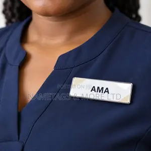 Simple First-Name Domed Badges for Staff & Events