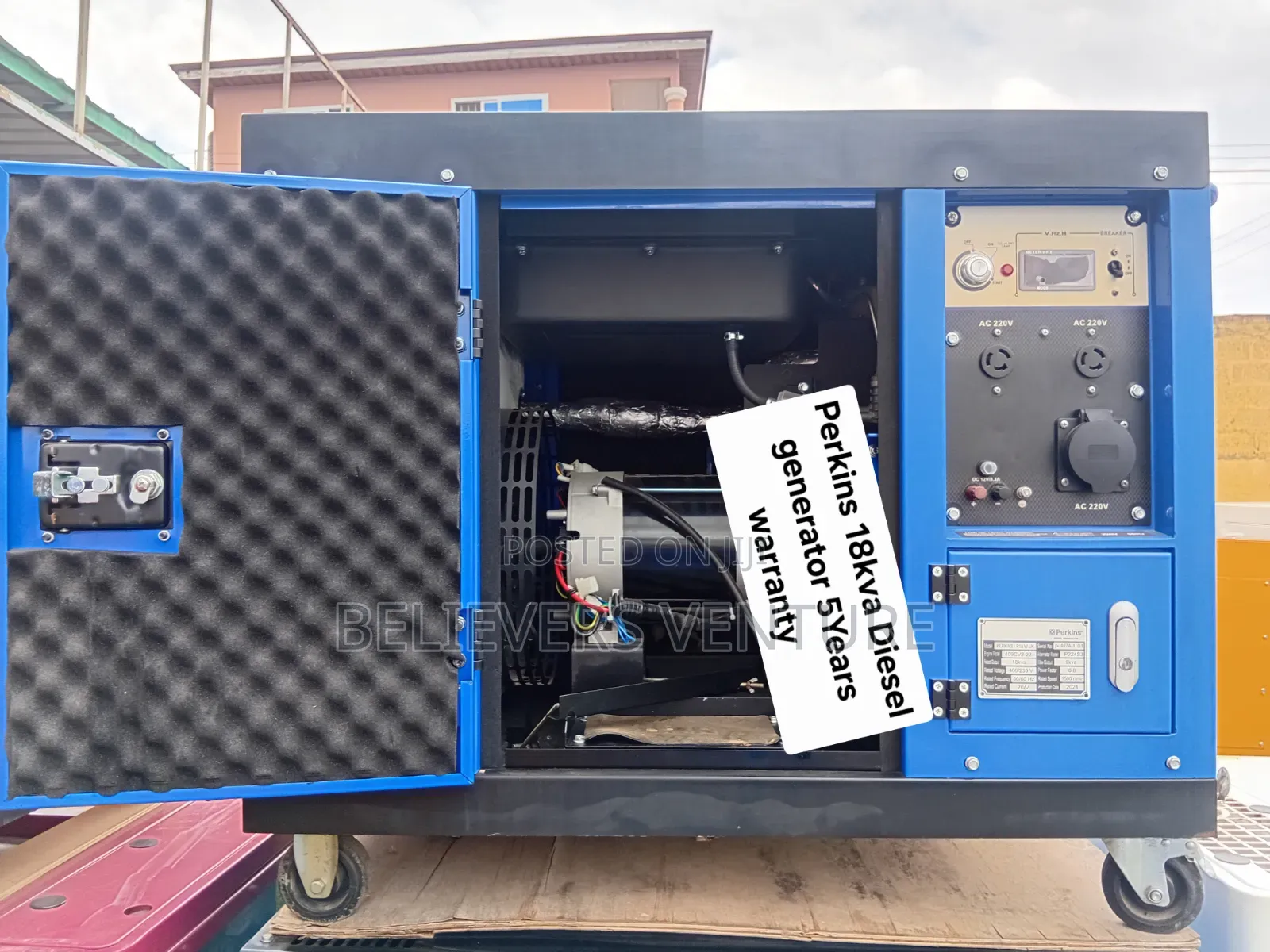 Perkins 18kVA Diesel Generator – Quality Power for Home and Business
