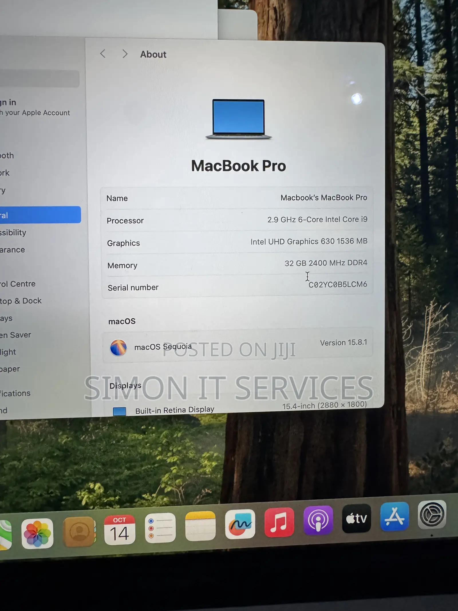 Laptop Apple MacBook 2018 32GB Intel Core i9 SSD 1T
