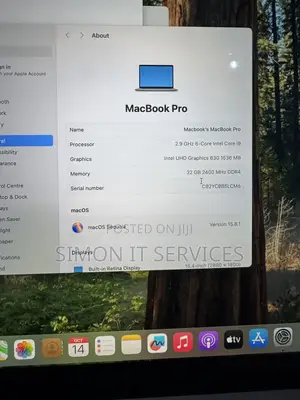 Laptop Apple MacBook 2018 32GB Intel Core i9 SSD 1T