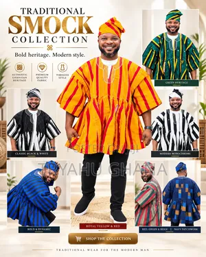 Buy Authentic Northern Smock With Hat - Tryahu Smock Hub Accra