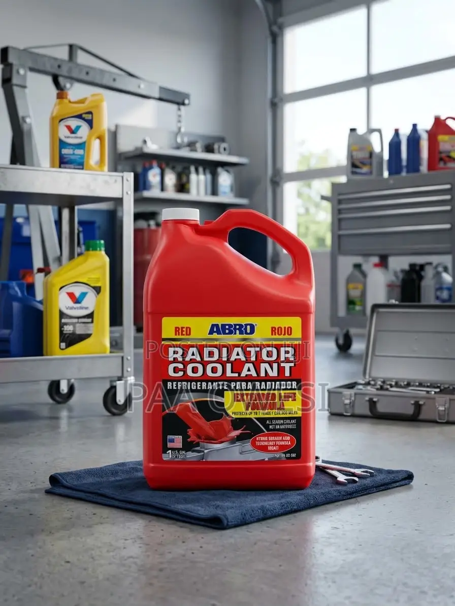ABRO Original Red Coolant 3.785L – Premium Quality