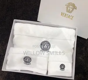 Dior | Versace | Hermes | Chanel Towel Set 3pcs in Box