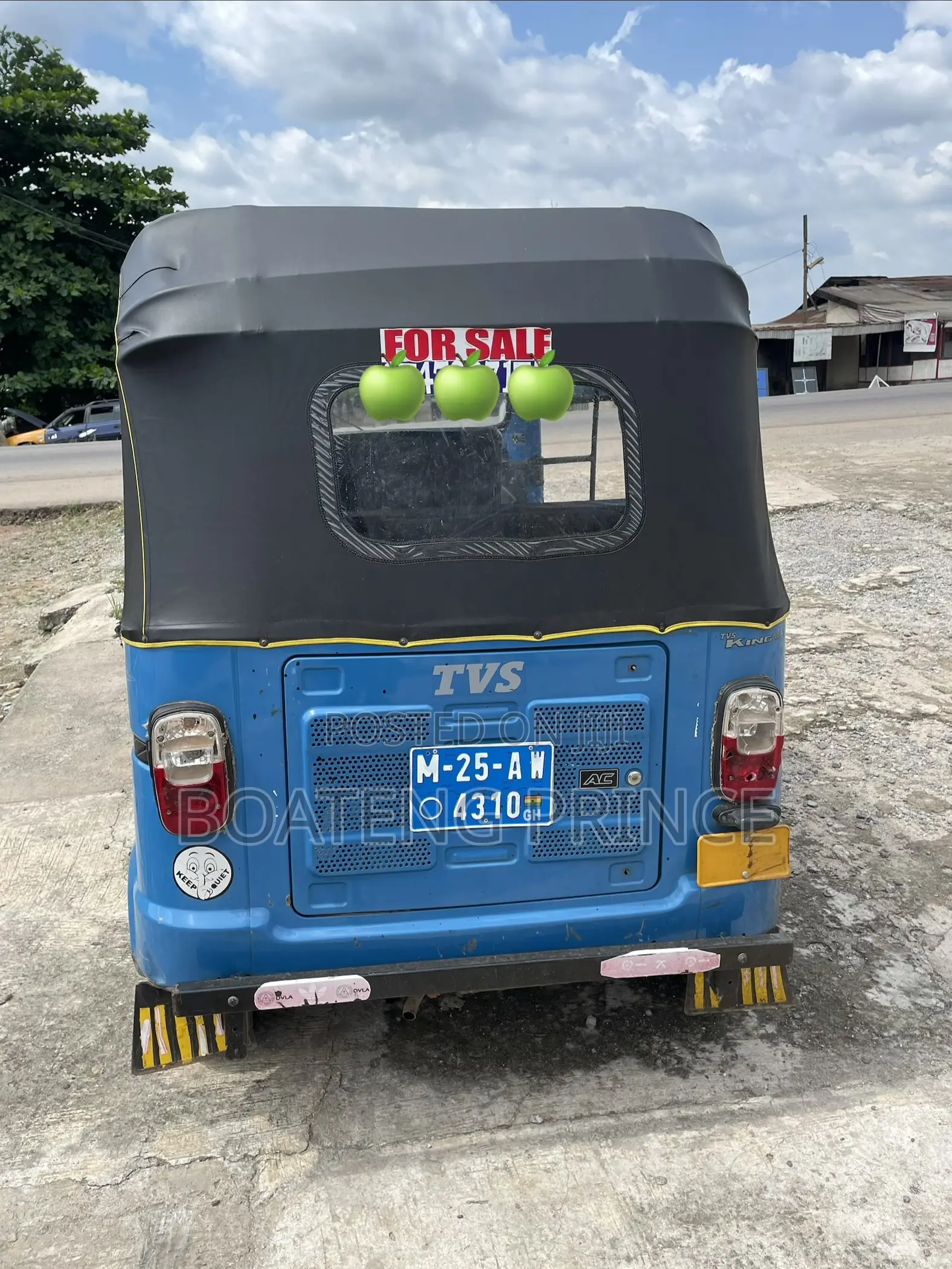 TVS King Deluxe Plus iTouch Start 2025 Blue