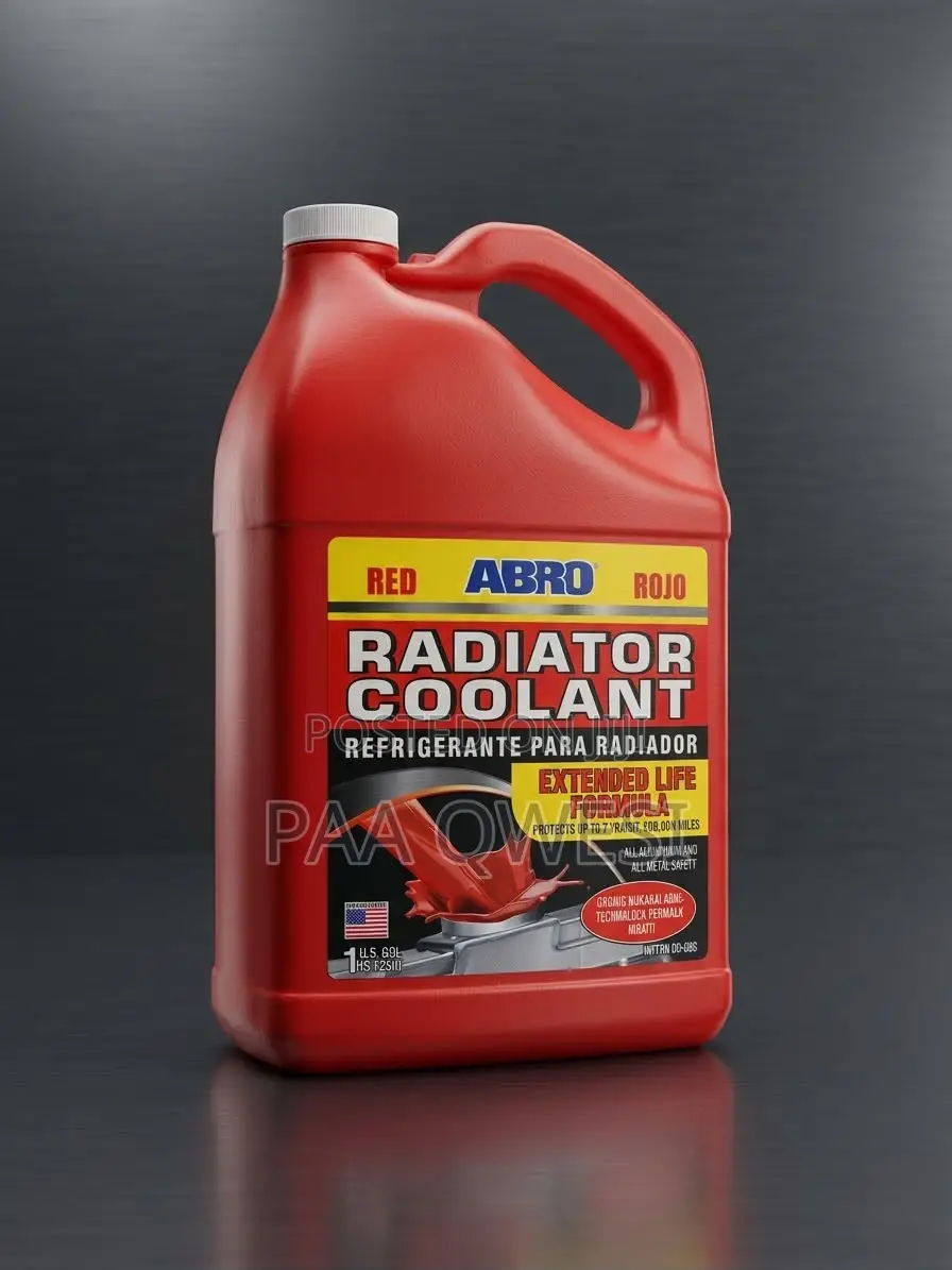 Original ABRO Radiator Coolant Red – Extended Life Formula