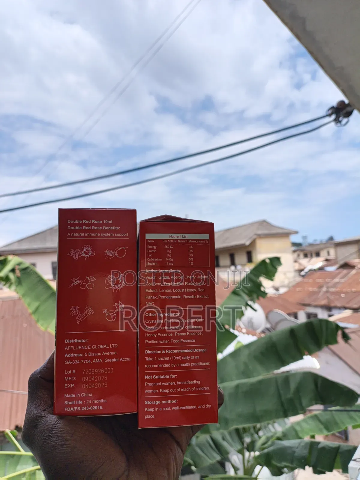 Double Red Rose
