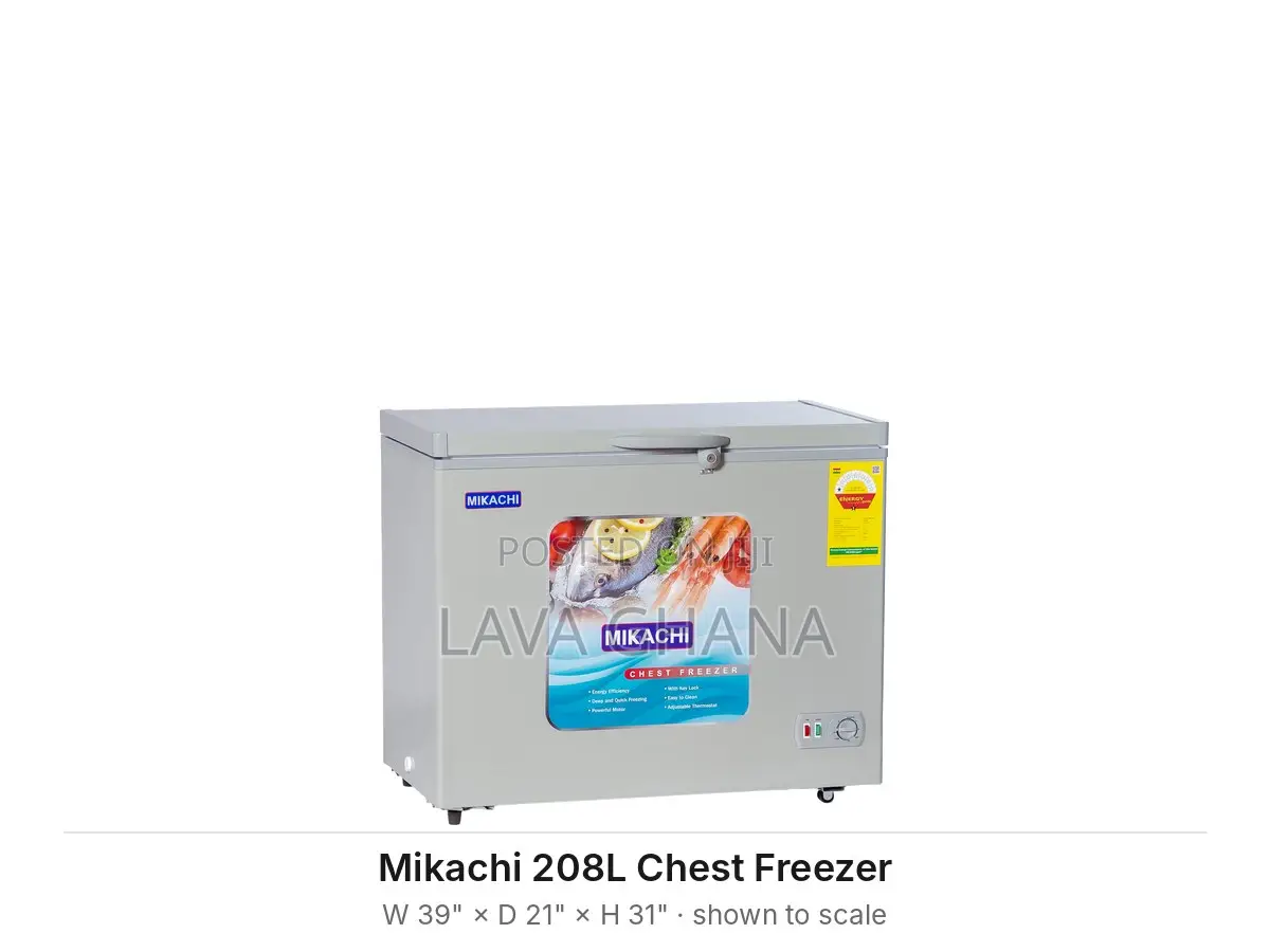 Mikachi 208L Chest Freezer MIK-258CF
