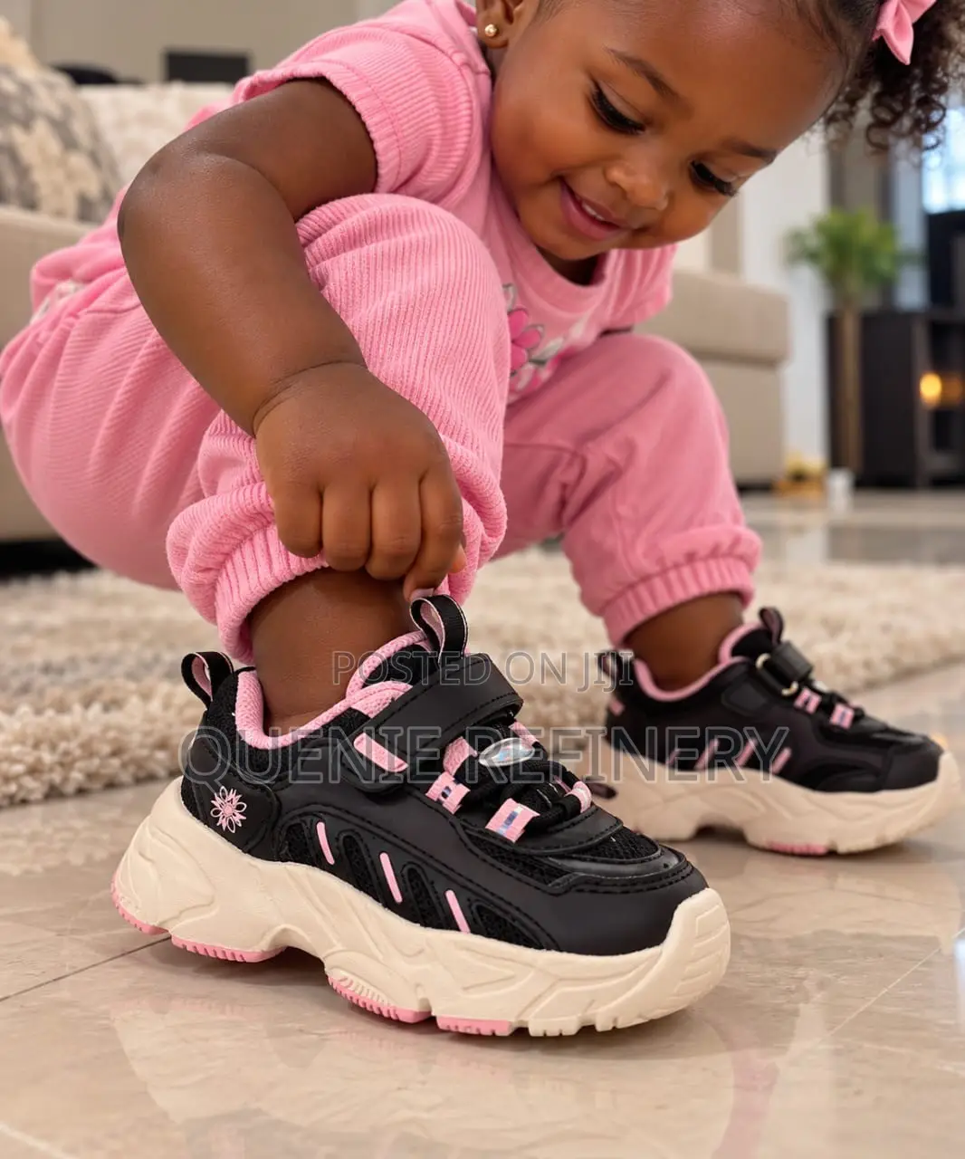 Girls Black and Pink Size 26