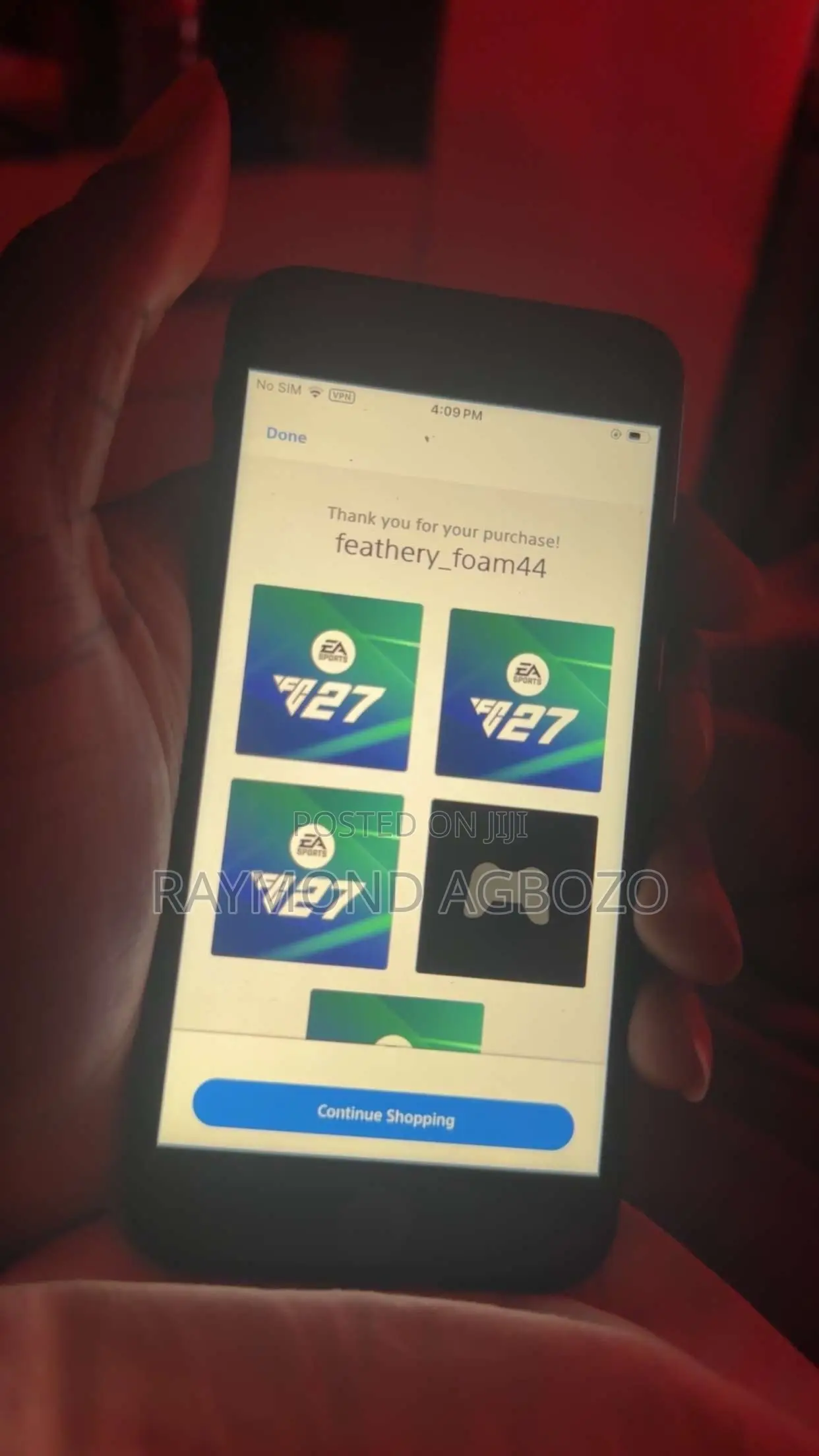 PlayStation Game Account
