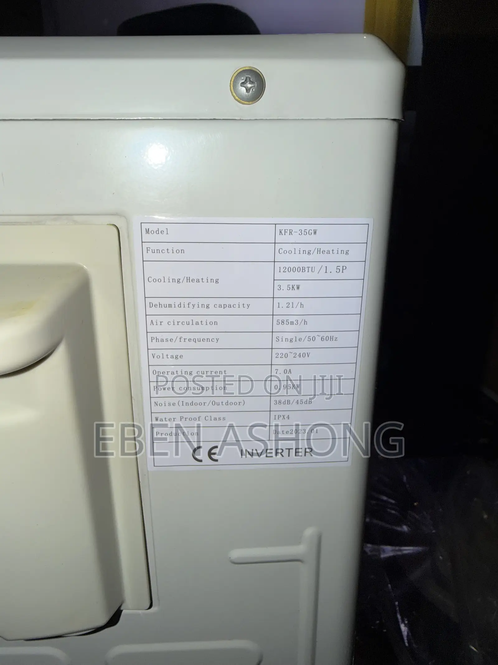 LG 1.5 HP Air Conditioner