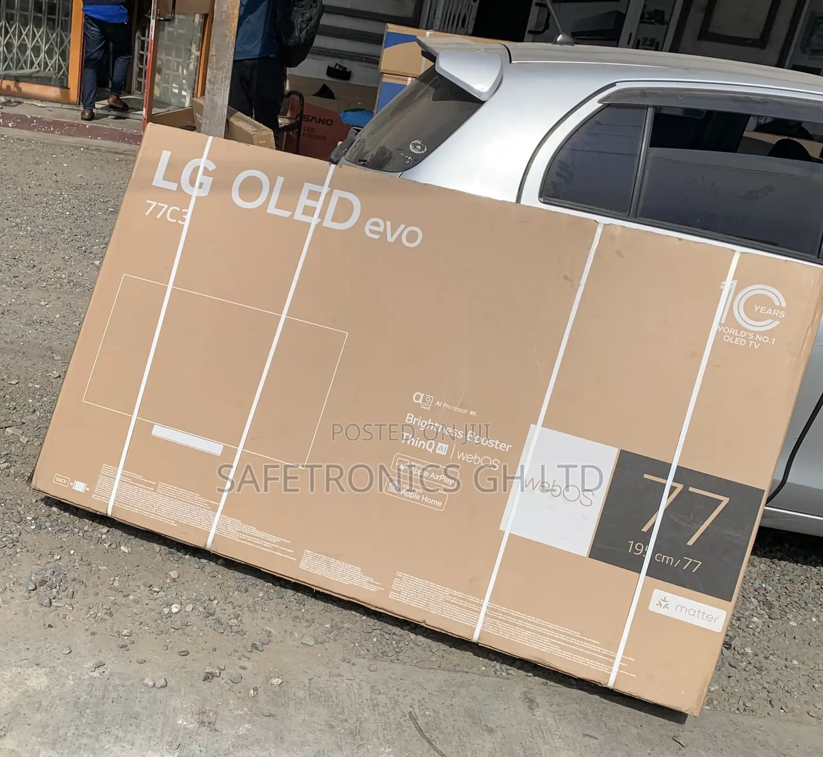 Premium 4K Uhd LG Smart 77C3 Android Frameless 77 Inch TV