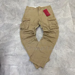 Men Cargo Side Pocket Trousers