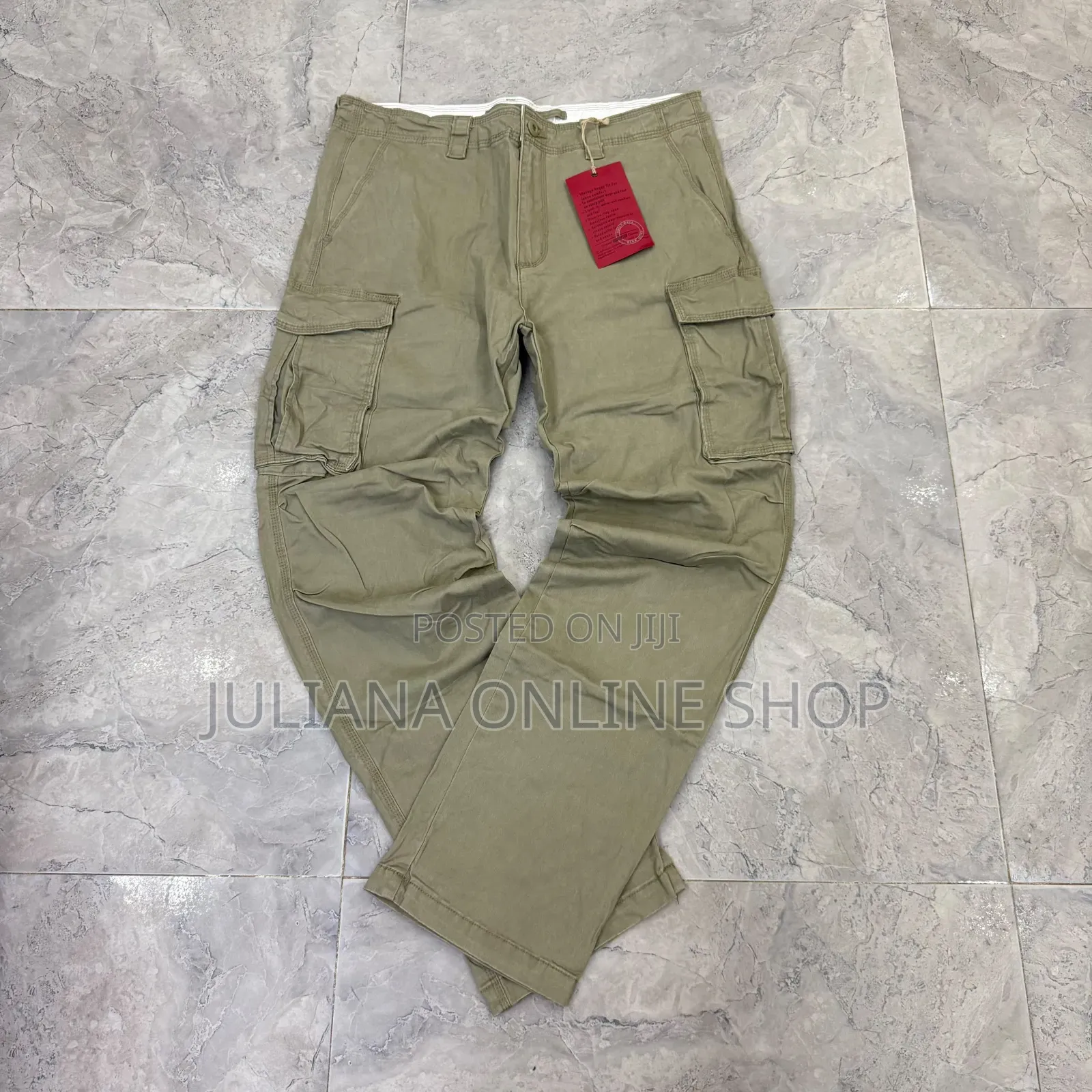 Men Cargo Side Pocket Trousers