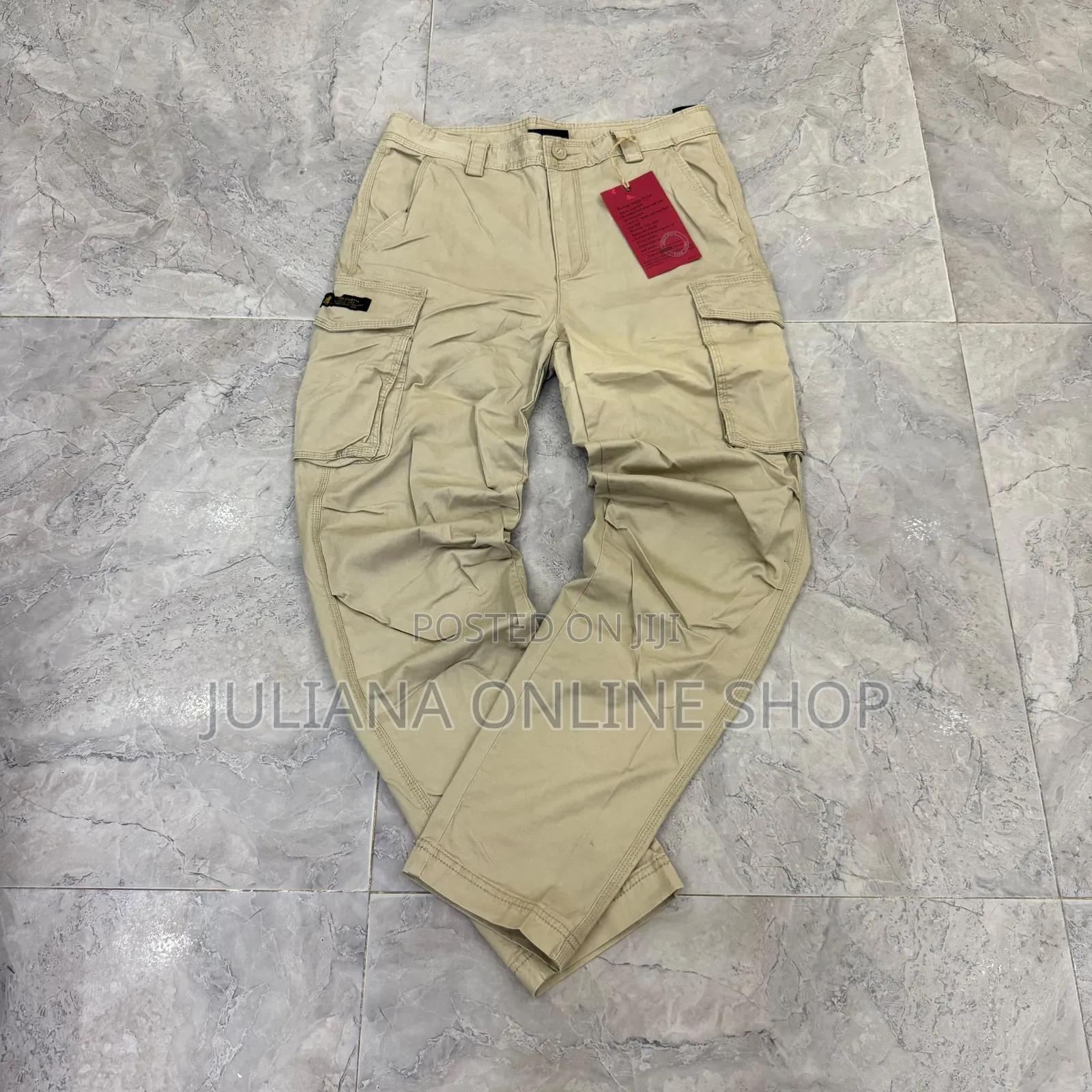 Men Cargo Side Pocket Trousers