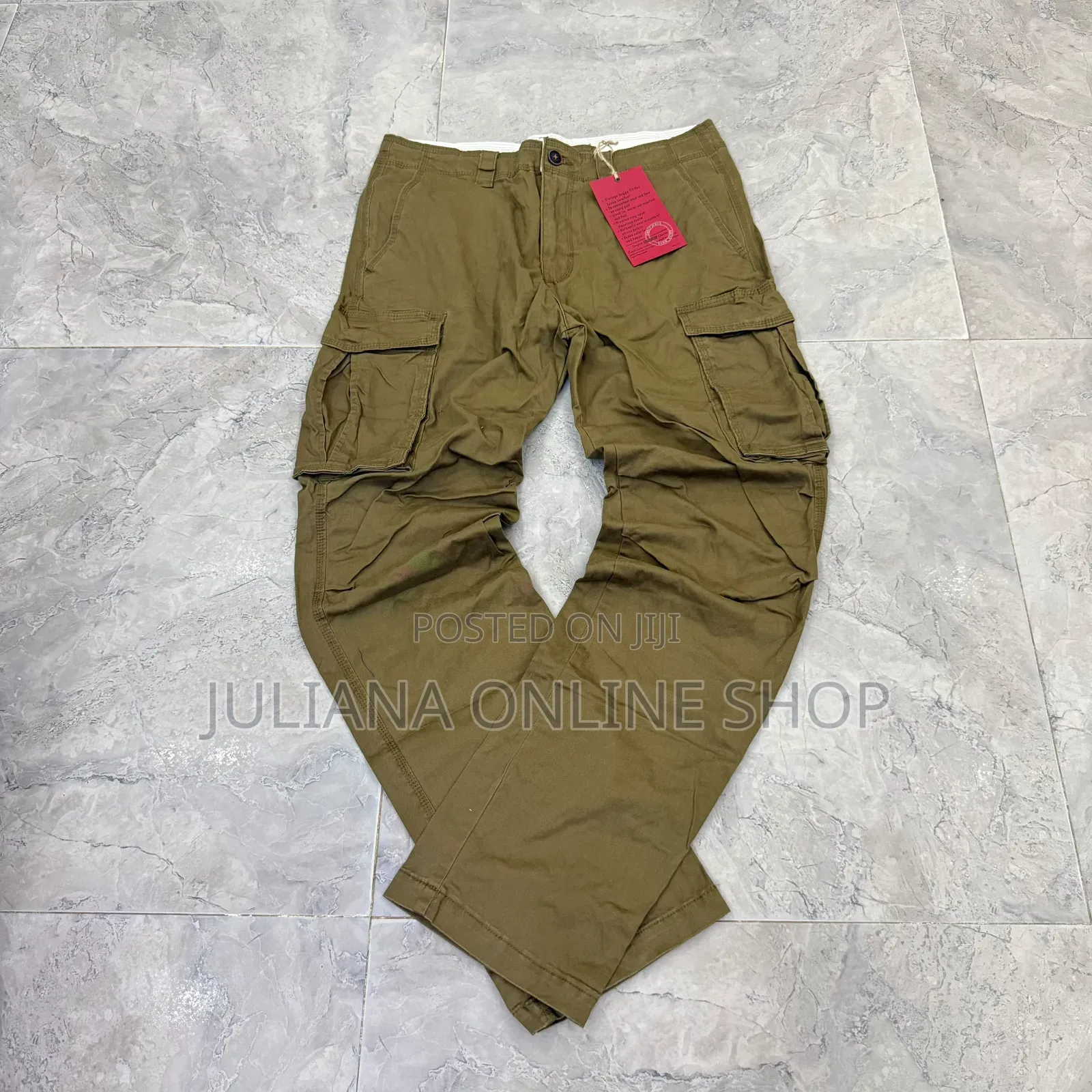 Men Cargo Side Pocket Trousers