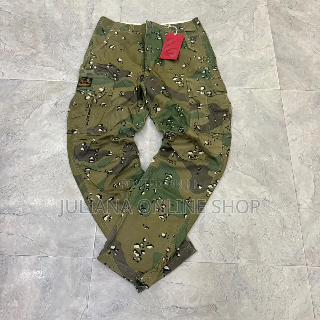 Men Cargo Side Pocket Trousers