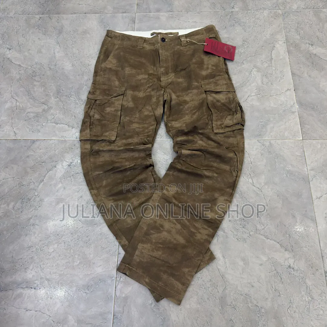Men Cargo Side Pocket Trousers