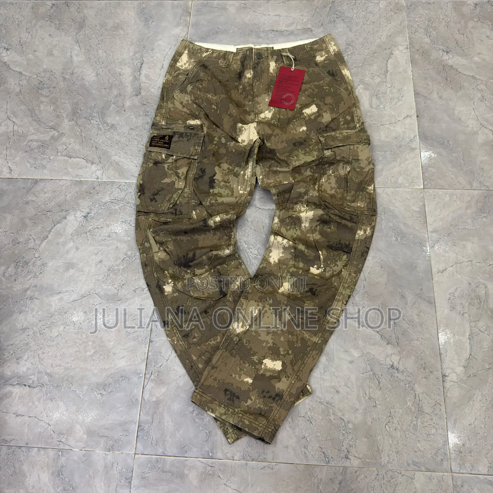 Men Cargo Side Pocket Trousers