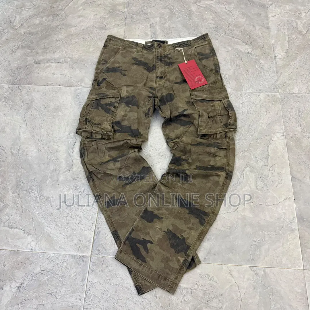 Men Cargo Side Pocket Trousers