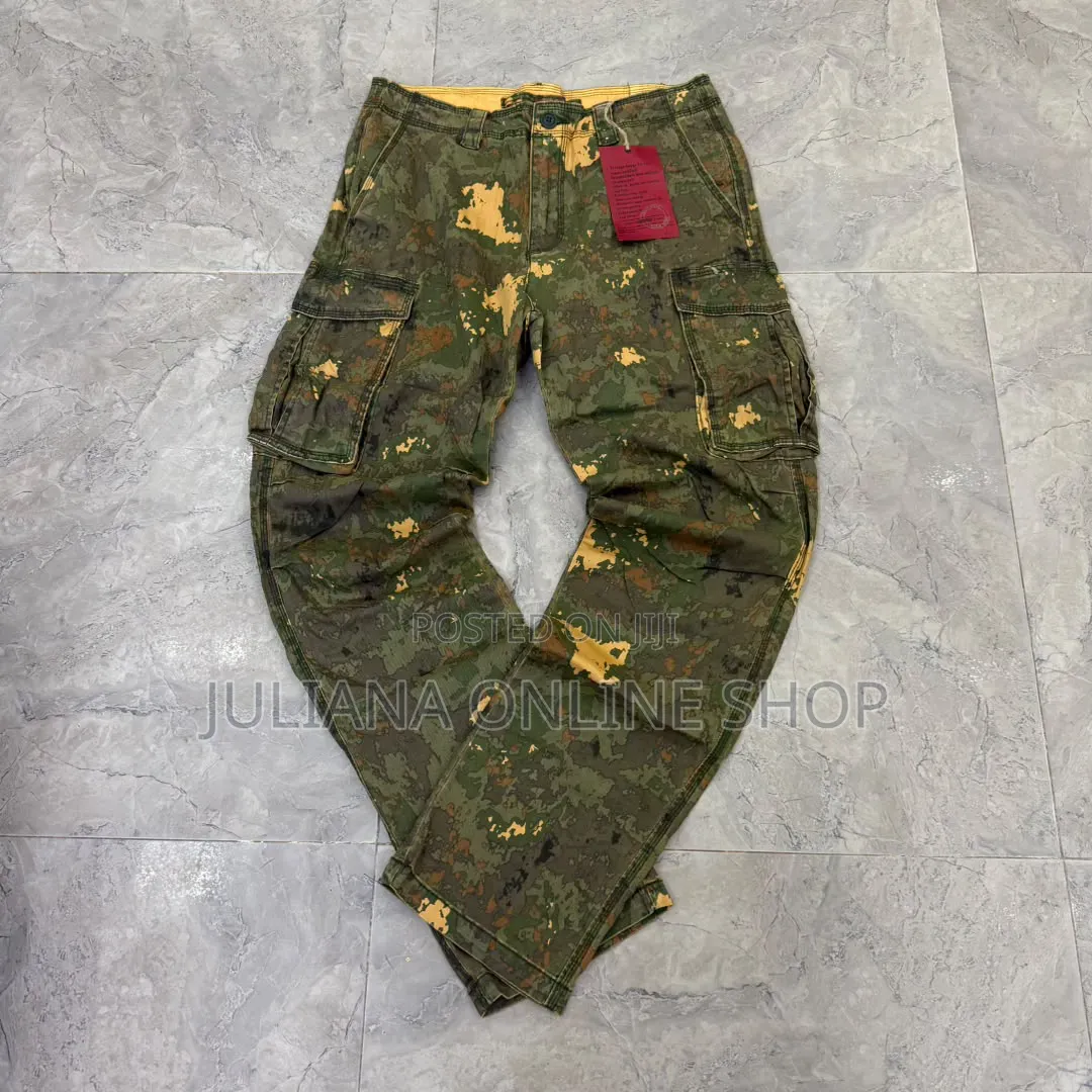 Men Cargo Side Pocket Trousers