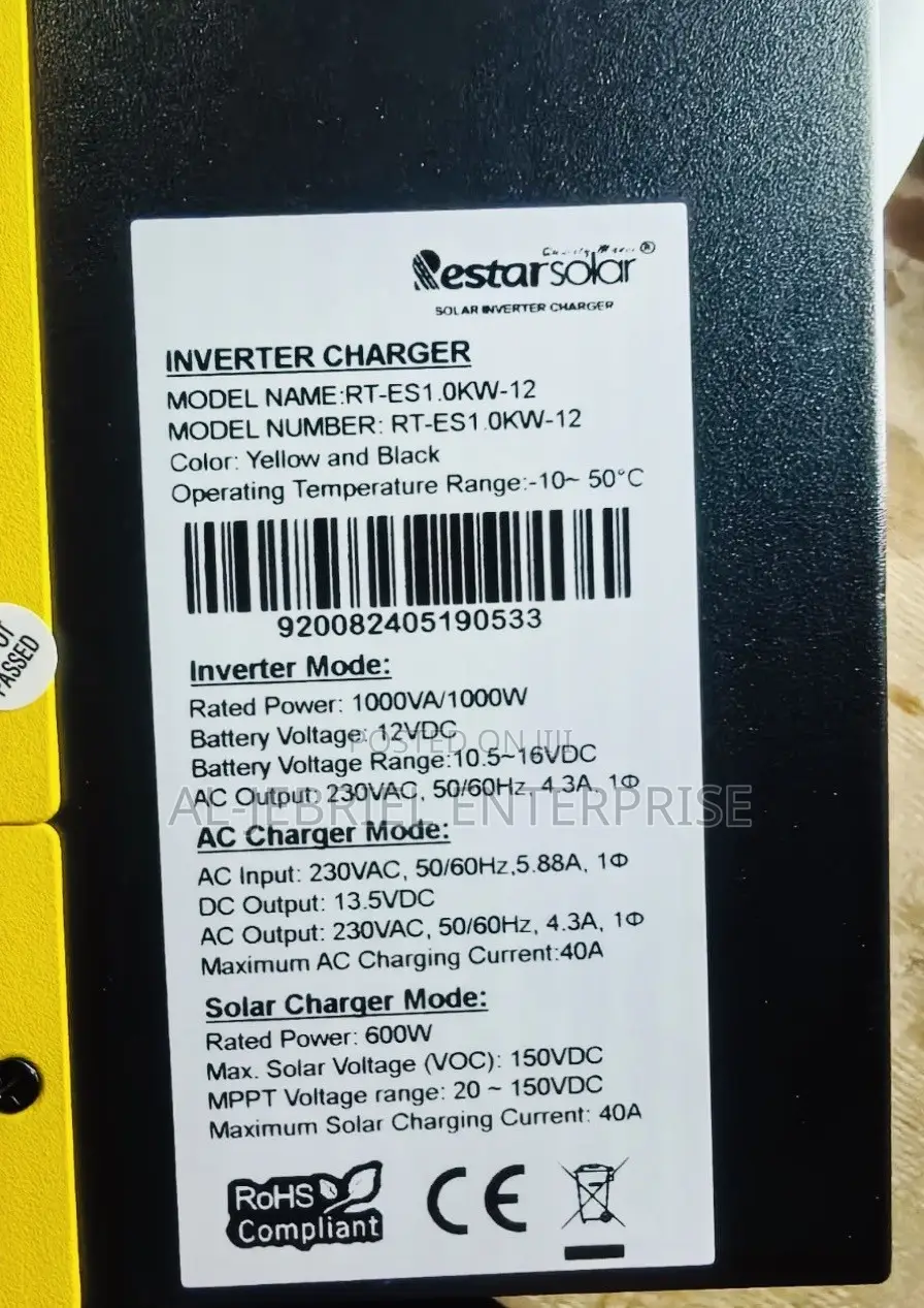 Inverter Charger 1000Va