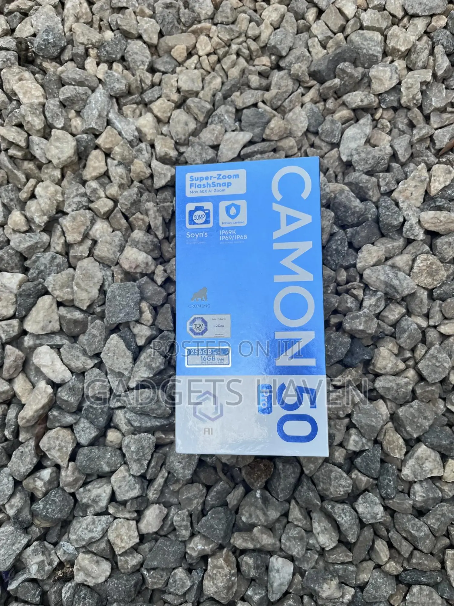 New Tecno Camon 50 Pro 256 GB Blue