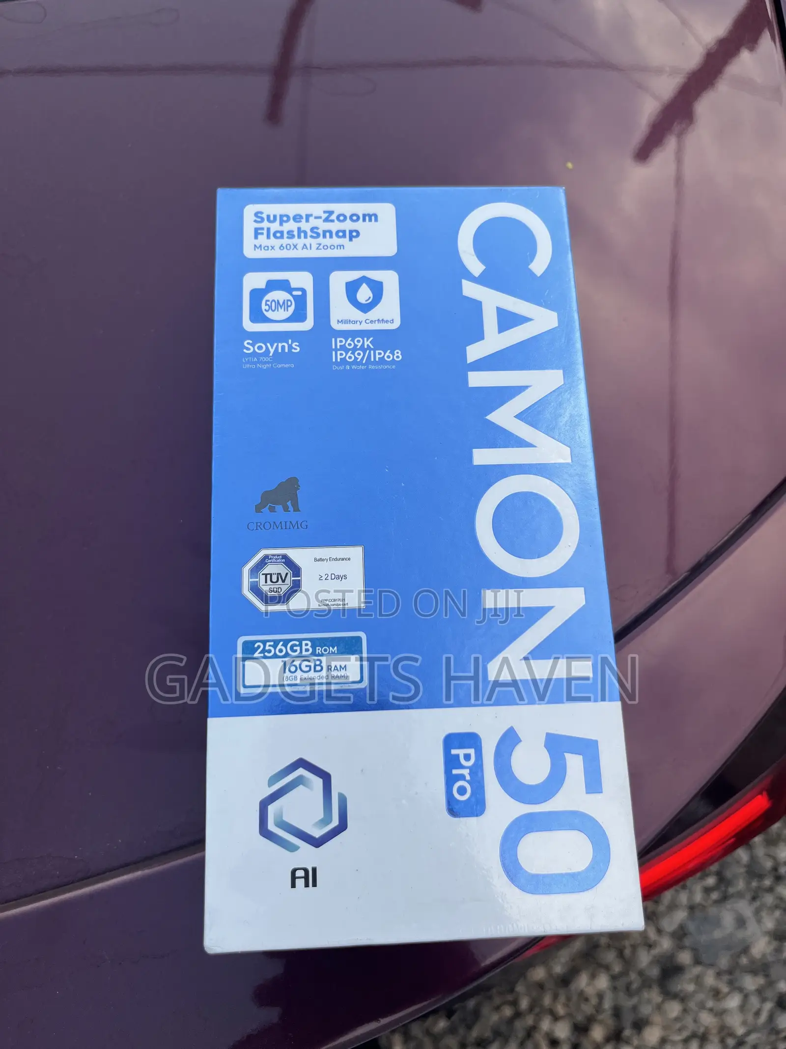 New Tecno Camon 50 Ultra 512 GB
