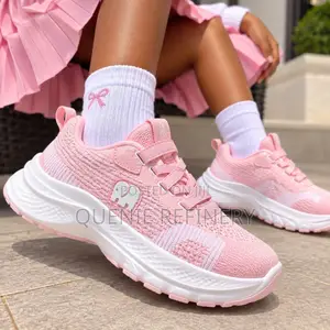 Girls Pink Sneakers