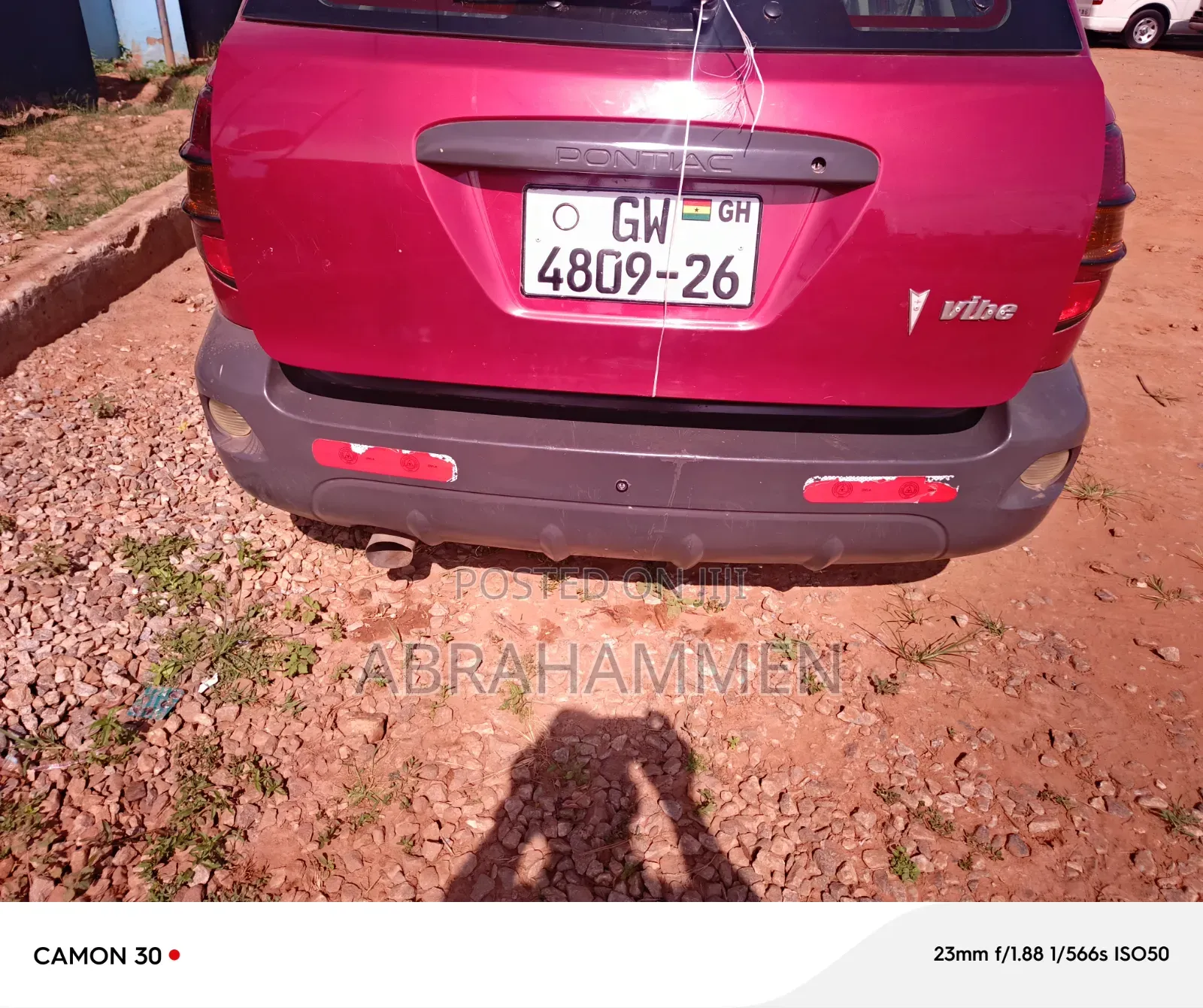 Pontiac Vibe 2008 Red