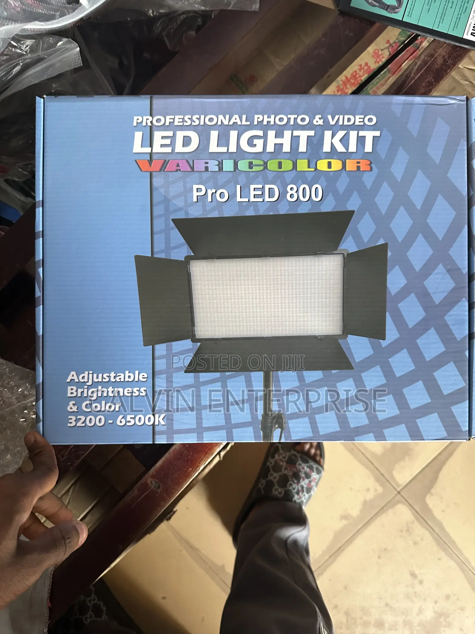 Photo and Video LED Light Kit/ Pro With LED 800, Adjustable Brightness