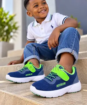 Green Boys Sneakers