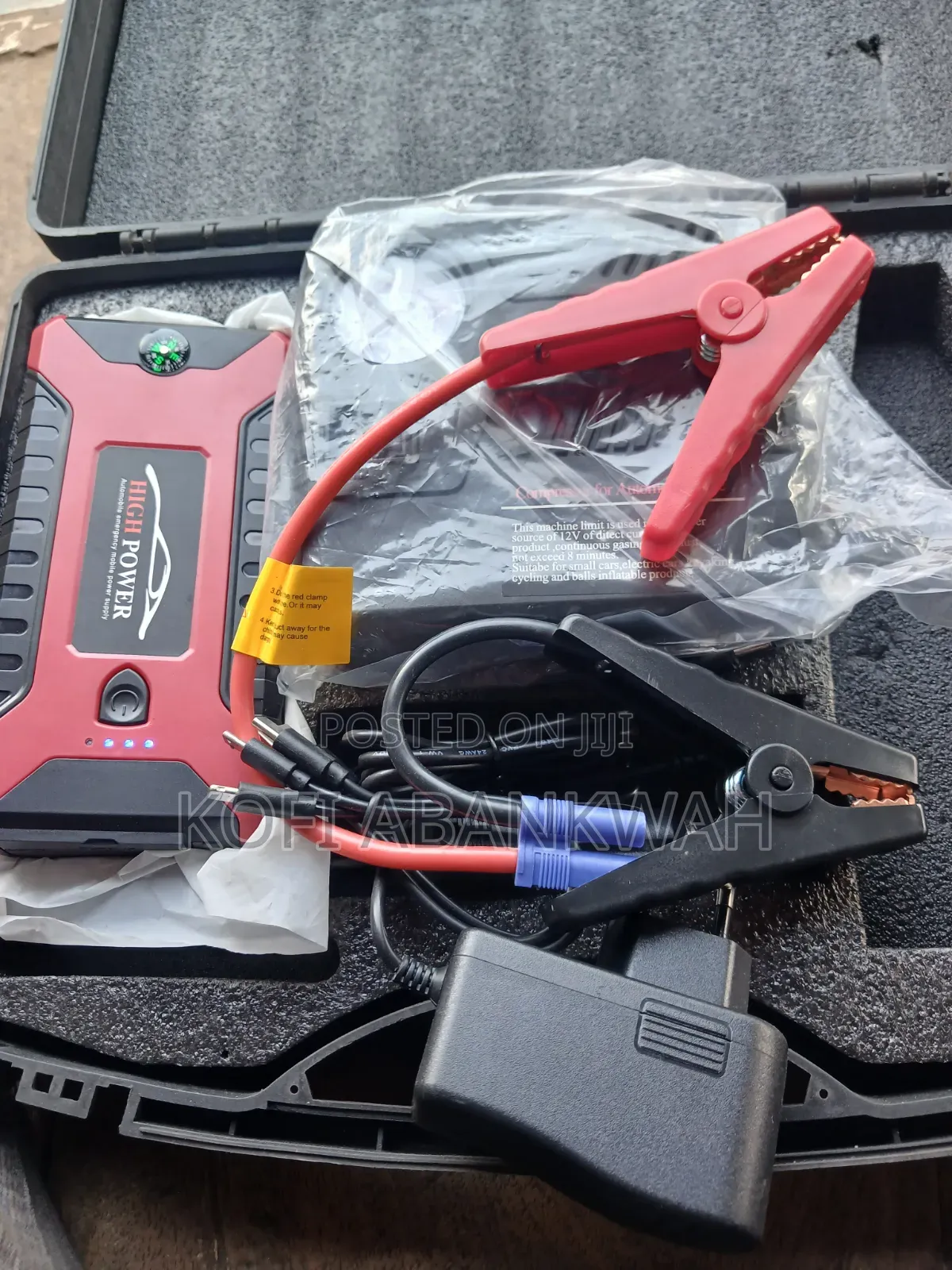 Car Jump Starter With Pump Tire Inflator