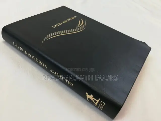Twere Kronkron / Asante Twi Holy Bible Black With Red Page Edges