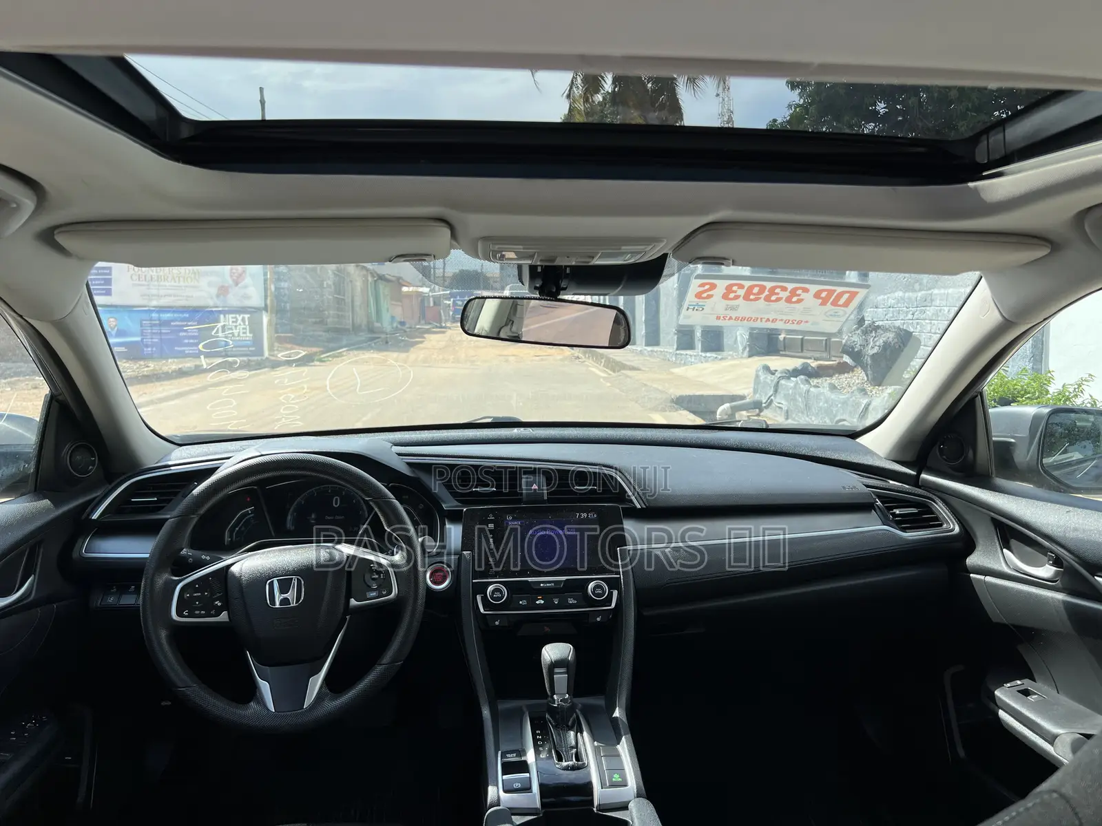 Honda Civic LX Sedan 2018 Black
