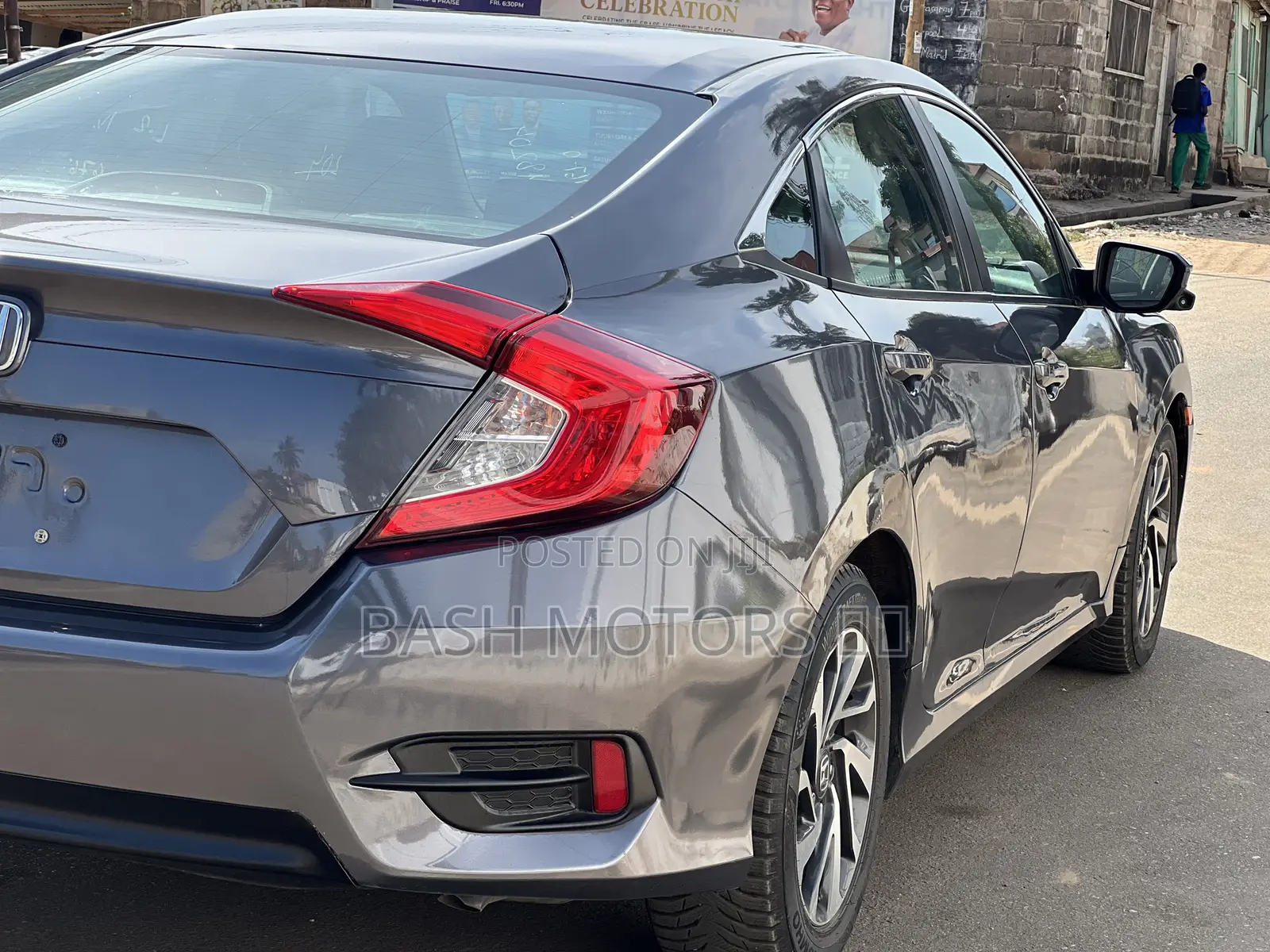 Honda Civic LX Sedan 2018 Black