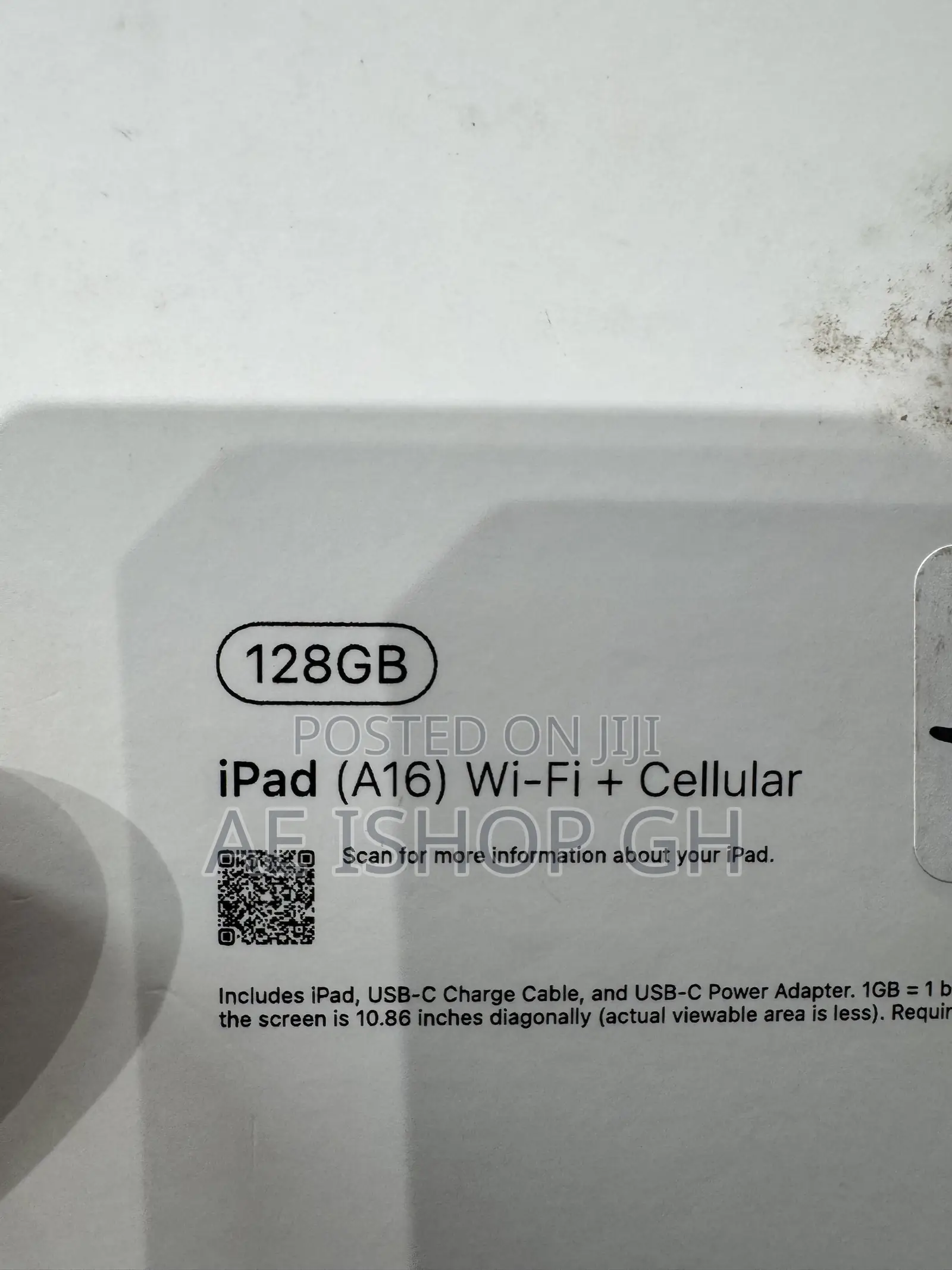 New Apple iPad (2025) 128 GB Blue