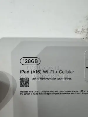 New Apple iPad (2025) 128 GB Blue