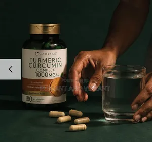Turmeric Curcumin 1000mg With Black Pepper - 180 Capsules