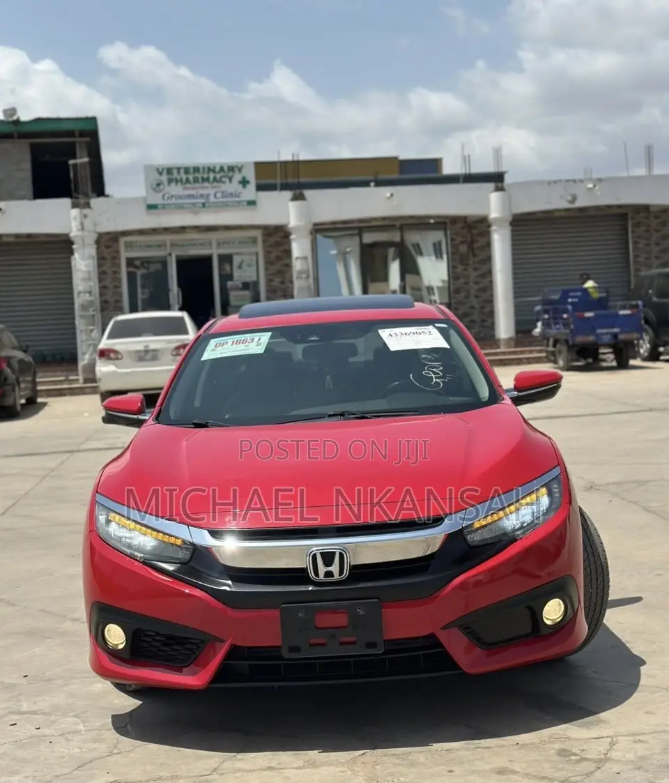 Honda Civic Touring 2dr Coupe (1.5L 4cyl) 2017 Red