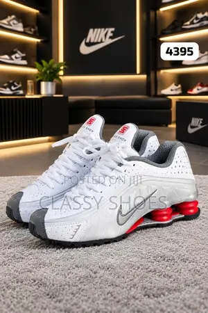 Nike Shox R4 White Metallic