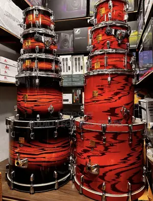 Tama Drums (Red and Black Tiger Color)