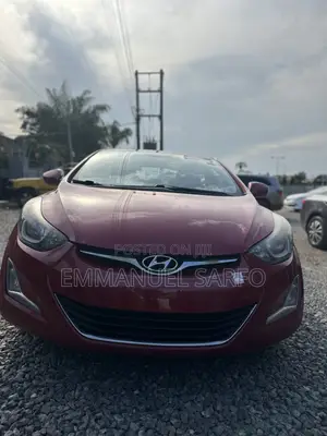 Hyundai Elantra Limited 4dr Sedan (1.8L 4cyl 6A) 2014 Red