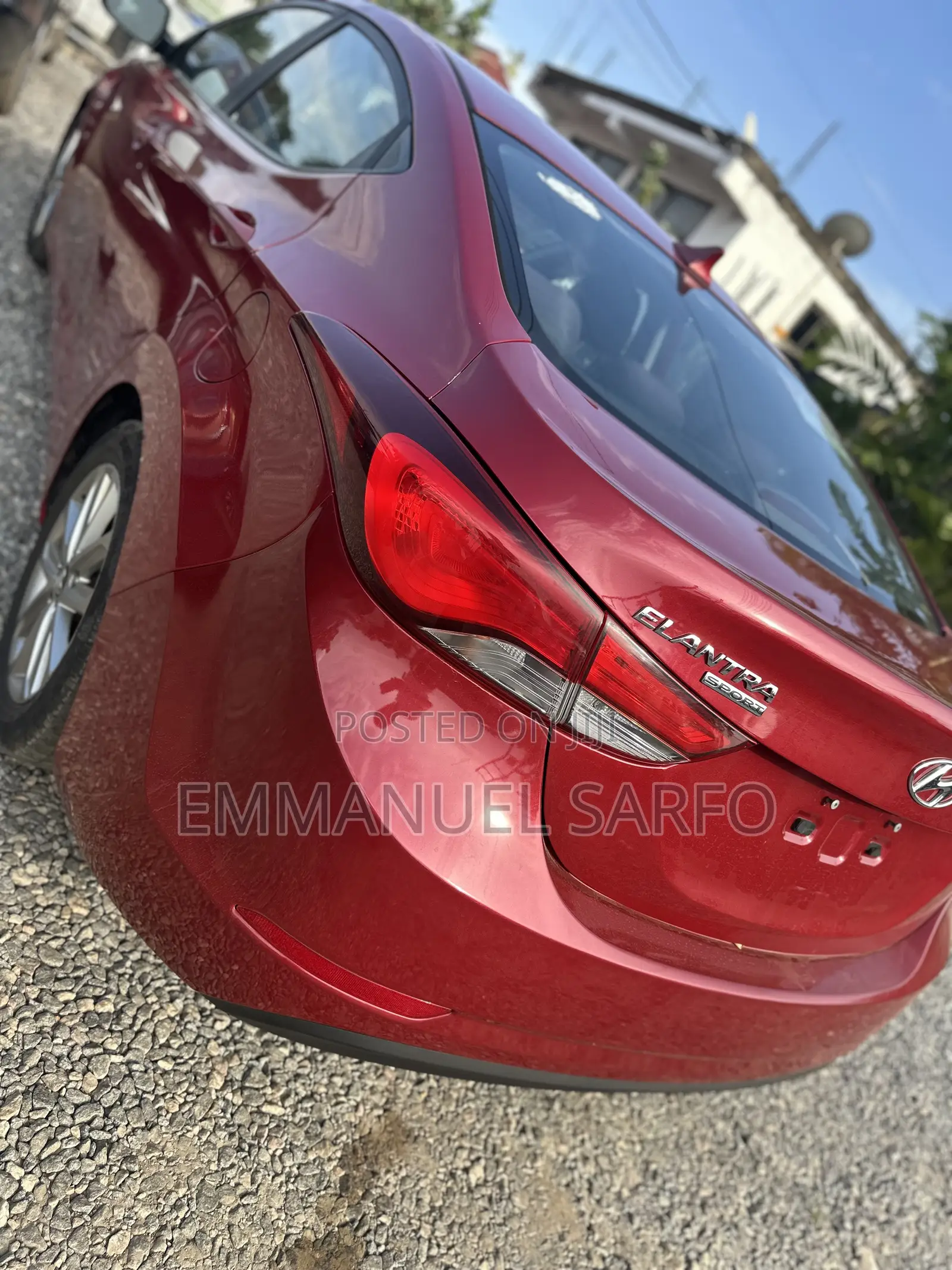 Hyundai Elantra Limited 4dr Sedan (1.8L 4cyl 6A) 2014 Red