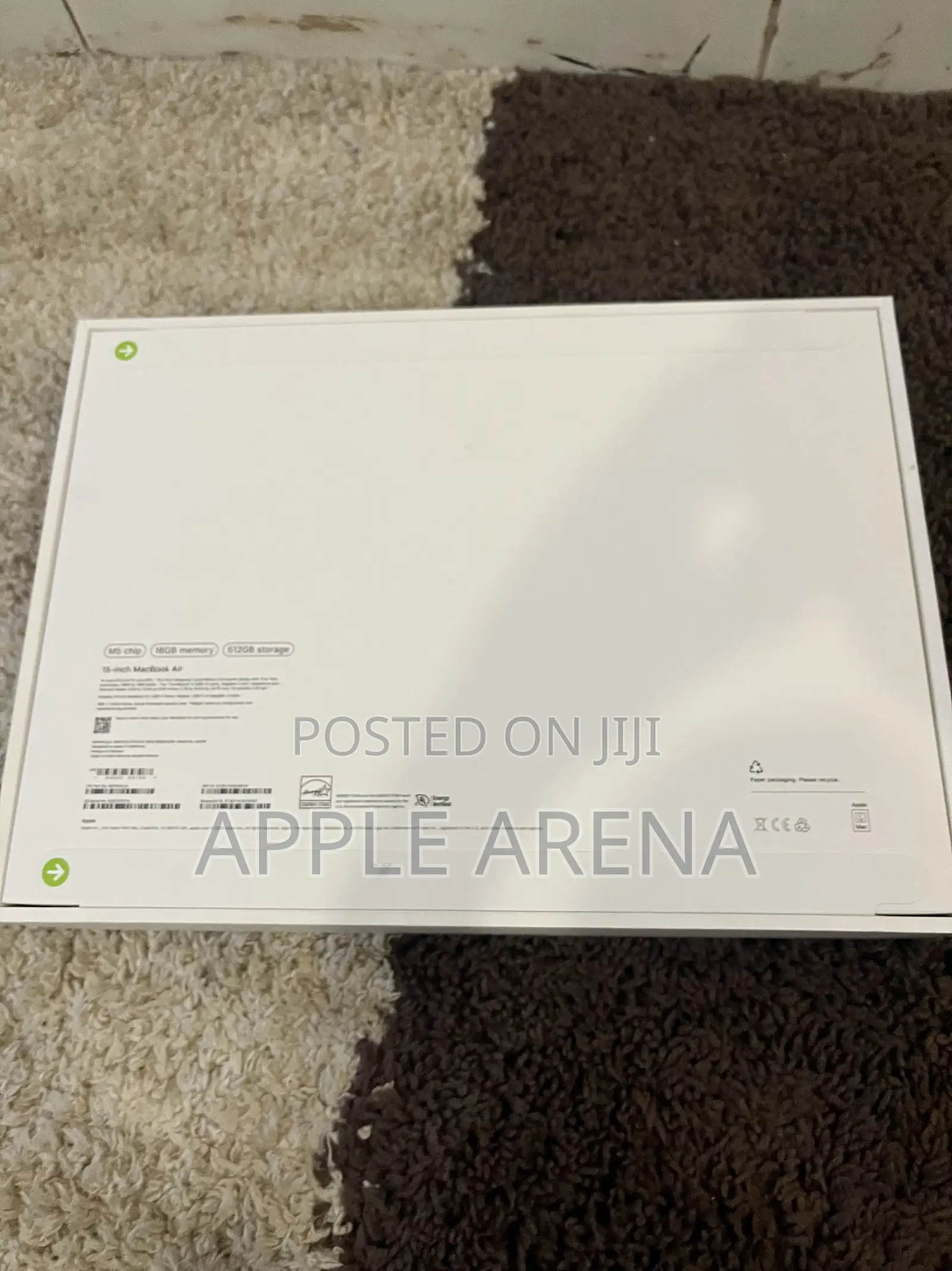 New Laptop Apple MacBook Air 2026 M5 16GB Apple M5 SSD 512GB