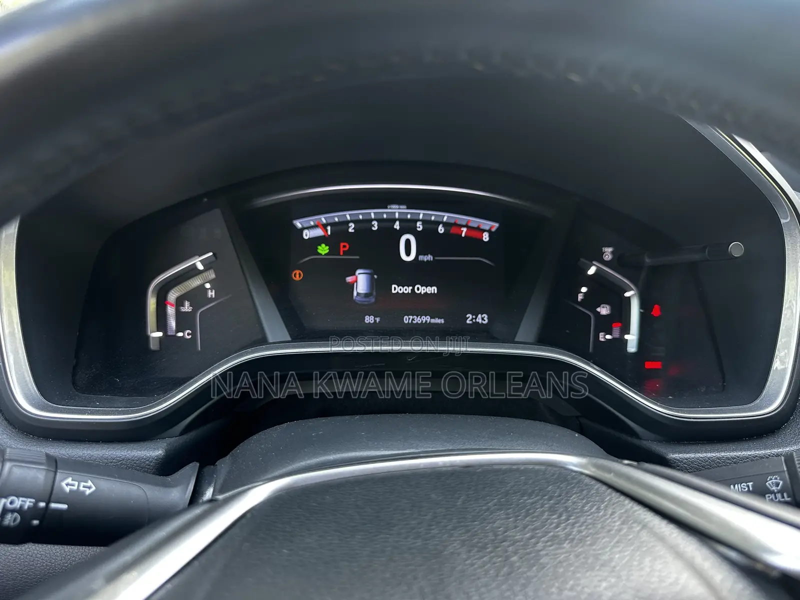 Honda CR-V Touring AWD 2018 Gray