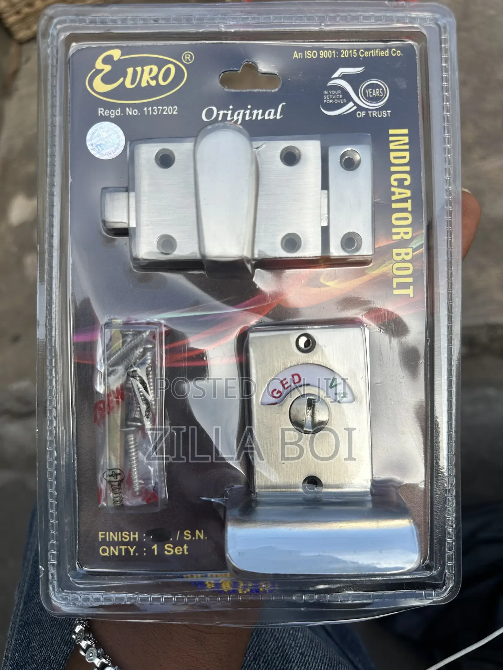 Indicator Toilet Lock