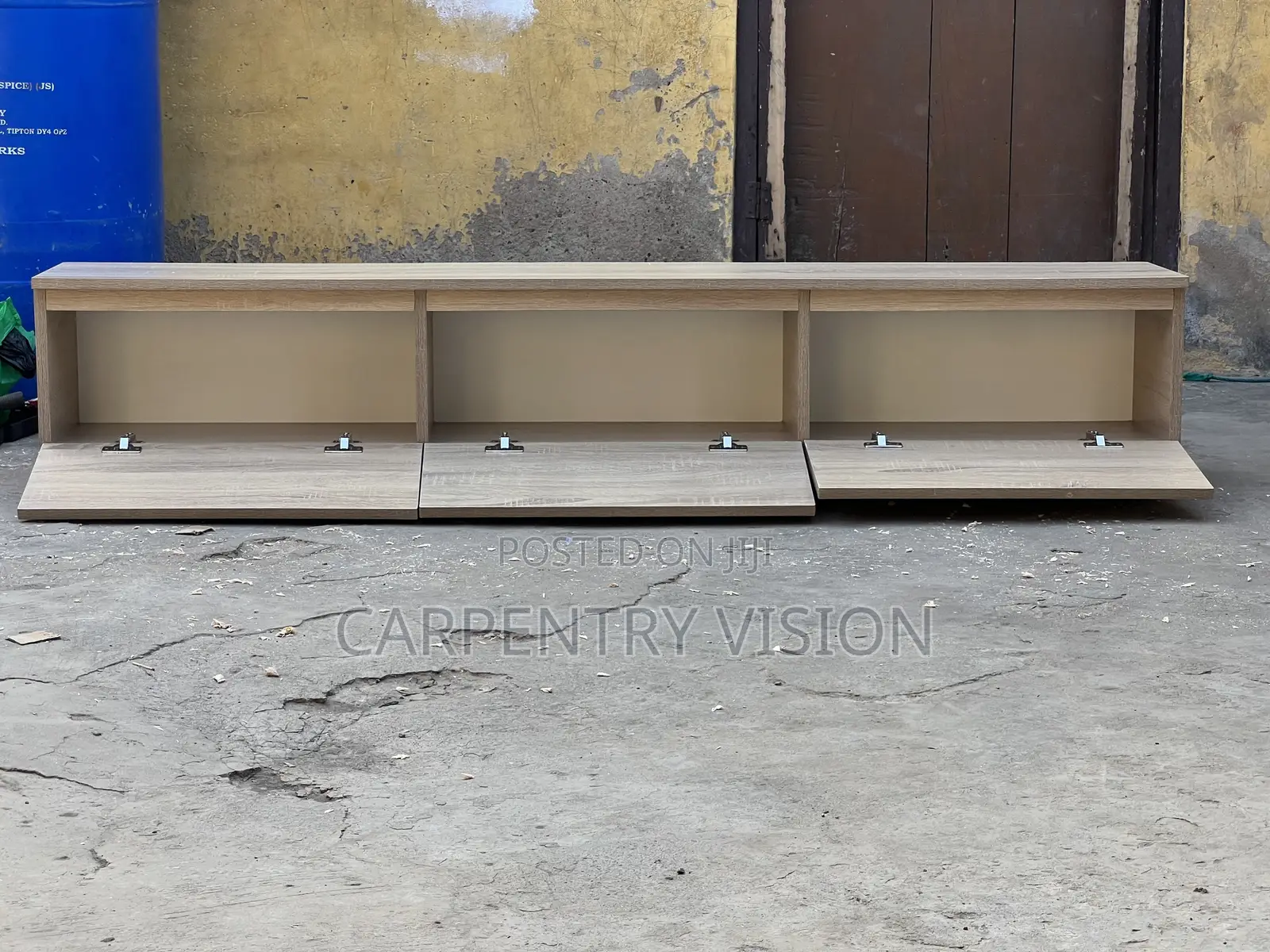 Modern Wooden TV Stand – Stylish Living Room TV Console